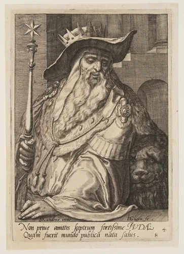 Judah, from The Twelve Sons of Jacob by Jacques de Gheyn II, print, 1584-1594