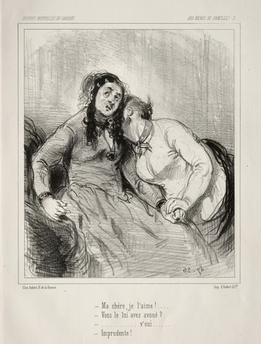 Des Mères de Famille! by Paul Gavarni, print, 1842-1852