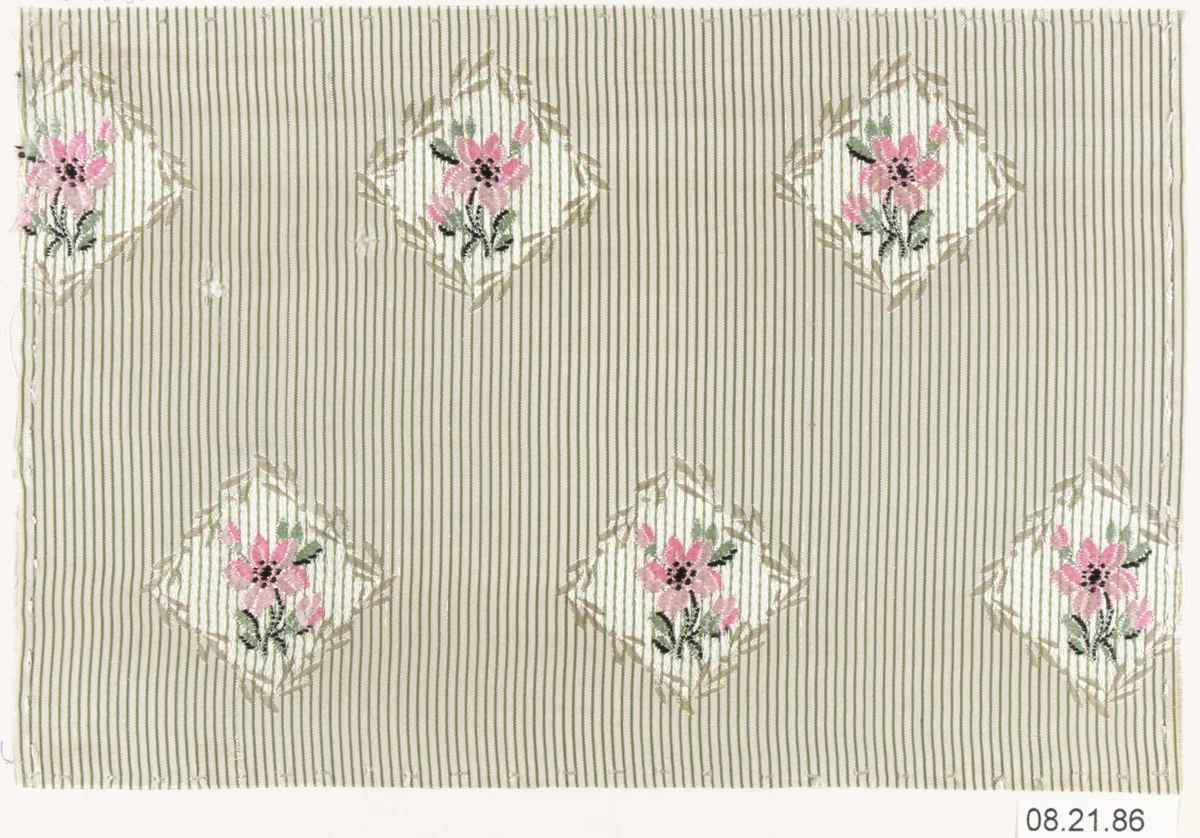 Textile sample by Unknown Designer, textile, 1900