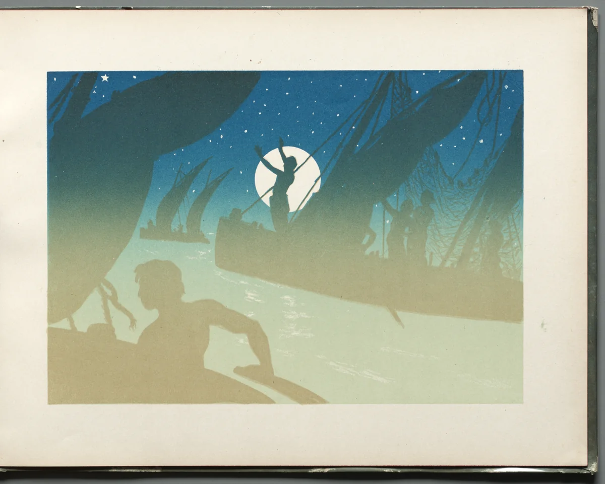 The Progress of the Stars: Les Pêcheurs (Suite) by Henri Rivière, book, 1890