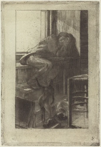 The Roman Studio (L'Atelier de Rome) by Albert Besnard, print, 1885
