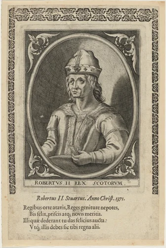 Robert II, King of Scotland by Unknown 19th Century, print, 1603