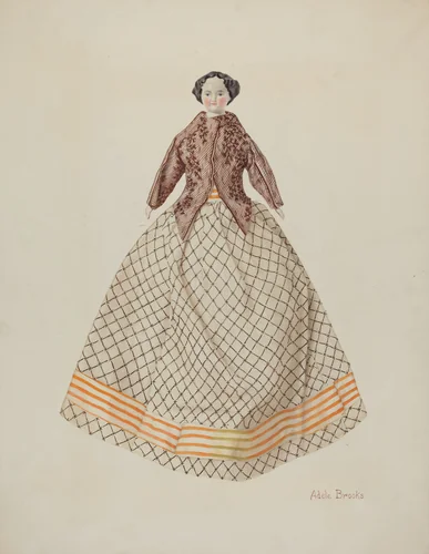 China Doll by Adele Brooks, index of american design, 1940