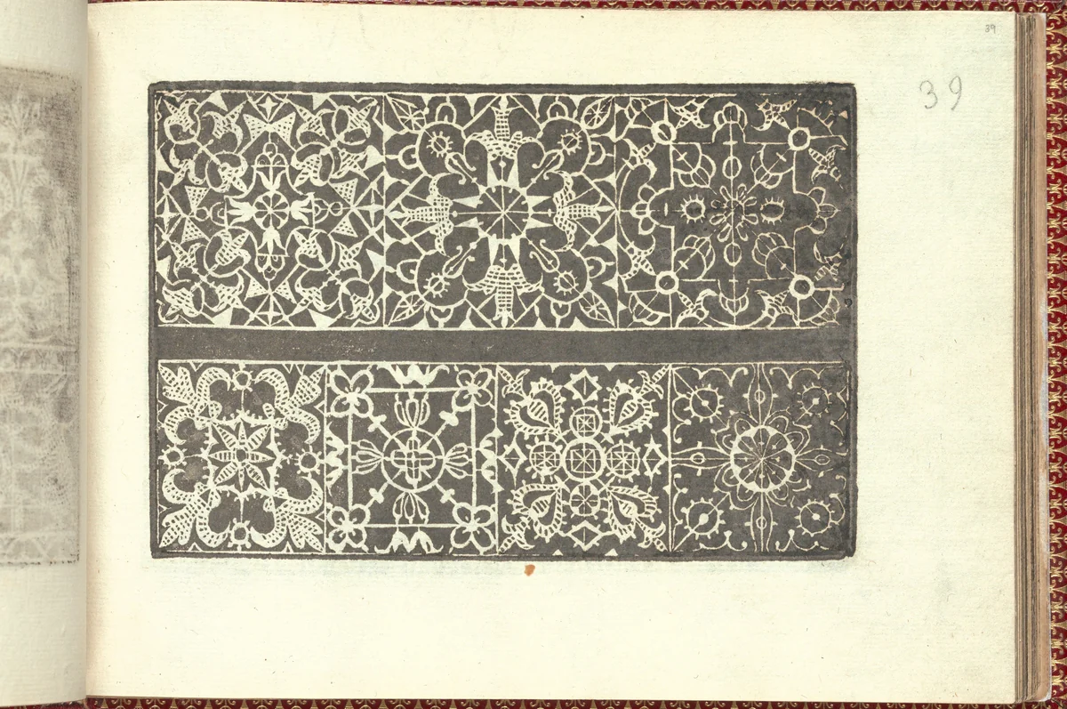 Corona delle Nobili et Virtuose Donne: Libro I-IV, page 39 (recto) by Cesare Vecellio, book, 1601