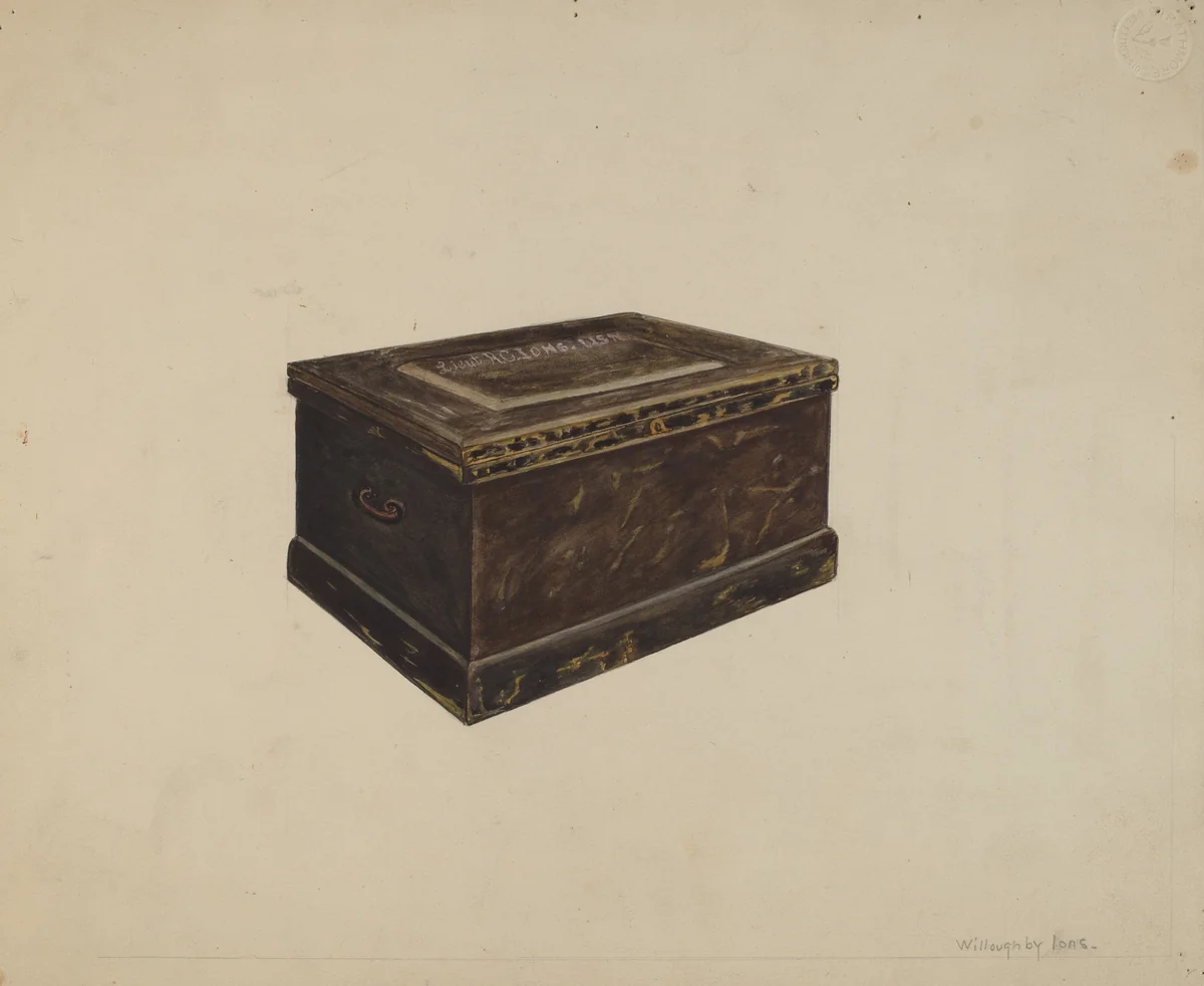 "Sea Chest", U.S. Navy by Willoughby Ions, index of american design, 1935-1942