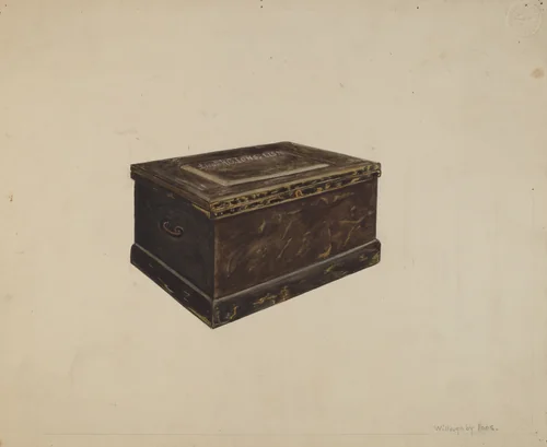 "Sea Chest", U.S. Navy by Willoughby Ions, index of american design, 1935-1942