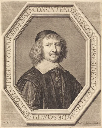 Jacques Tuboeuf by Jean Morin; Philippe de Champaigne, print, 1600-1650
