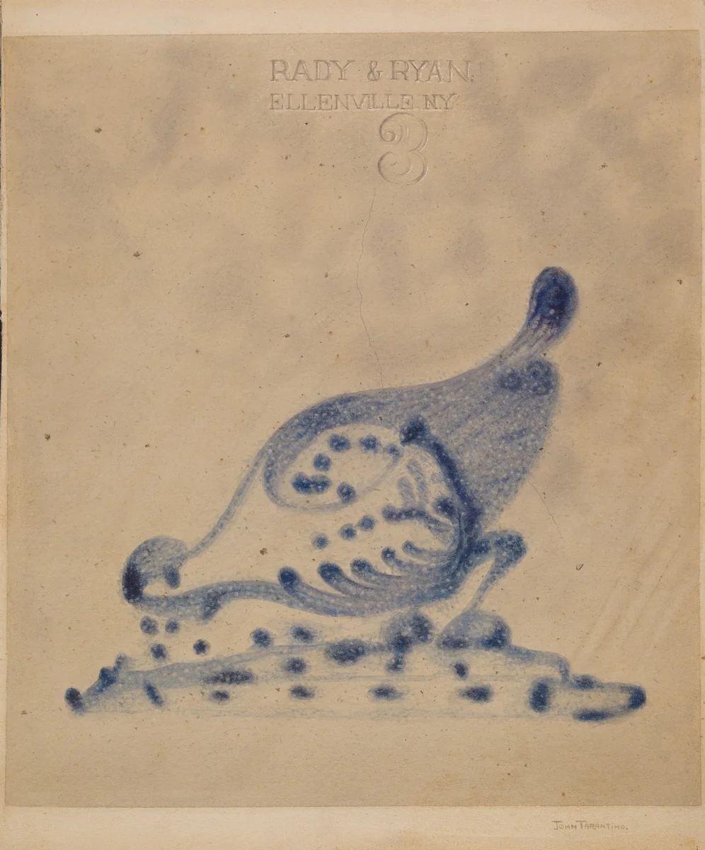 Crock by John Tarantino, index of american design, 1941