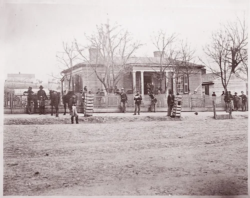 Headquarters of General Sherman or Thomas, Chattanooga by George N. Barnard, photograph, 1861-1865