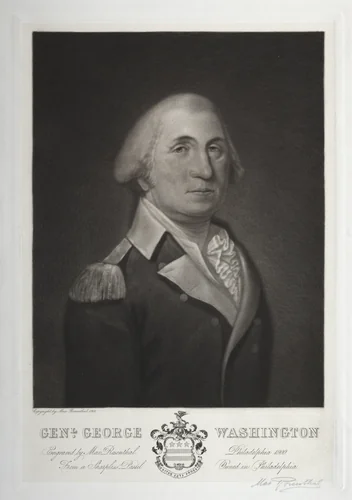 George Washington by Max Rosenthal, print, 1900