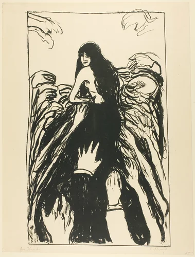 The Hands by Edvard Munch, print, 1895
