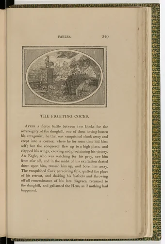Headpiece (page 349) from The Fables of Aesop by Thomas Bewick, illustrated book, 1818