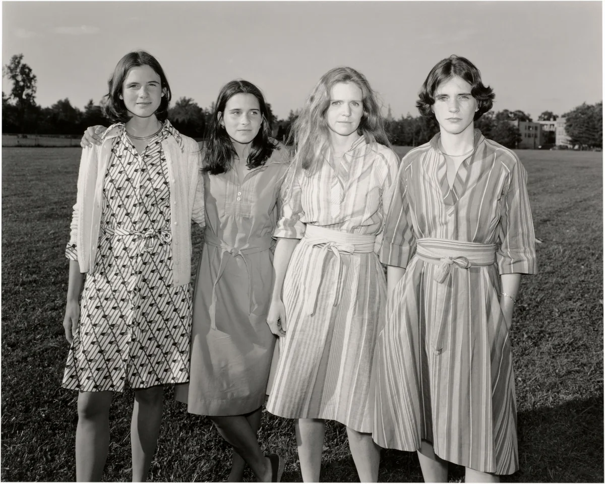The Brown Sisters, Hartford, Connecticut by Nicholas Nixon, photograph, 1976