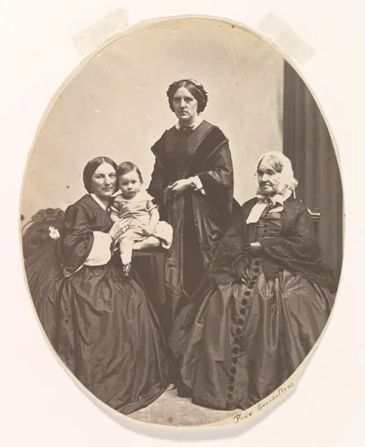 Four Generations by James Wallace Black, photograph, 1858-1862