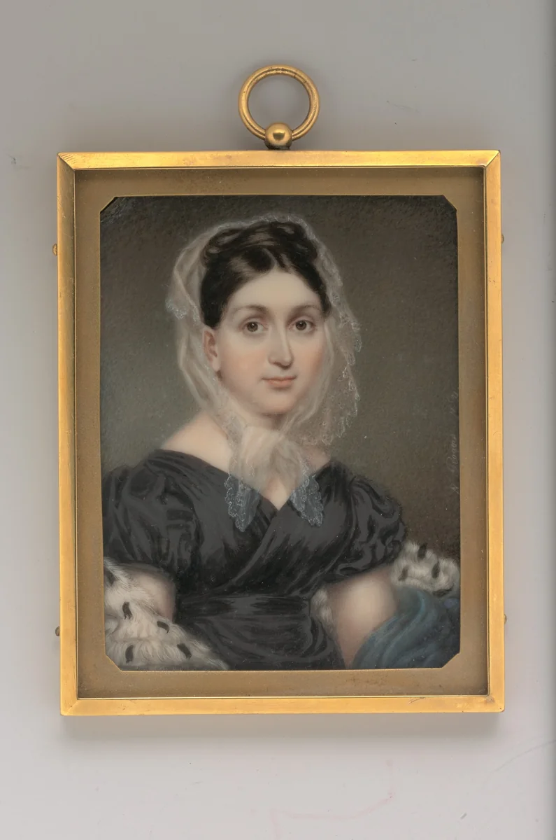 Mrs. Stephen Van Rensselaer III (Cornelia Paterson) by Nathaniel Rogers, artwork, 1825
