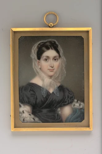Mrs. Stephen Van Rensselaer III (Cornelia Paterson) by Nathaniel Rogers, artwork, 1825
