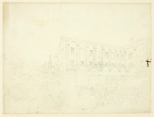 Study for Leaden Hall Market, from Microcosm of London by Augustus Charles Pugin
Thomas Rowlandson, drawing, 1807-1809