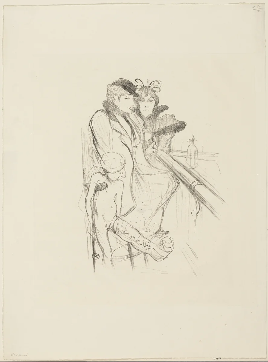 Eros vanné by Henri de Toulouse-Lautrec, print, 1894