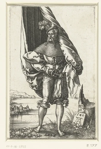 Vaandeldrager by Unknown, print, 1540