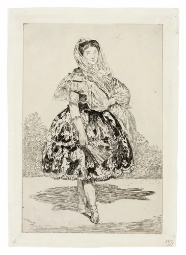 Lola de Valence by Édouard Manet, print, 1863