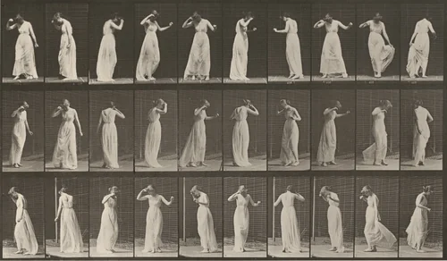 Plate Number 194. Dancing by Eadweard Muybridge, photograph, 1887