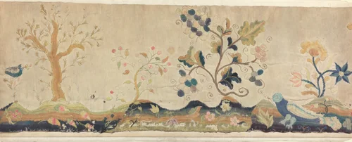 Crewel Embroidery Valance by Lawrence Peterson, index of american design, 1937