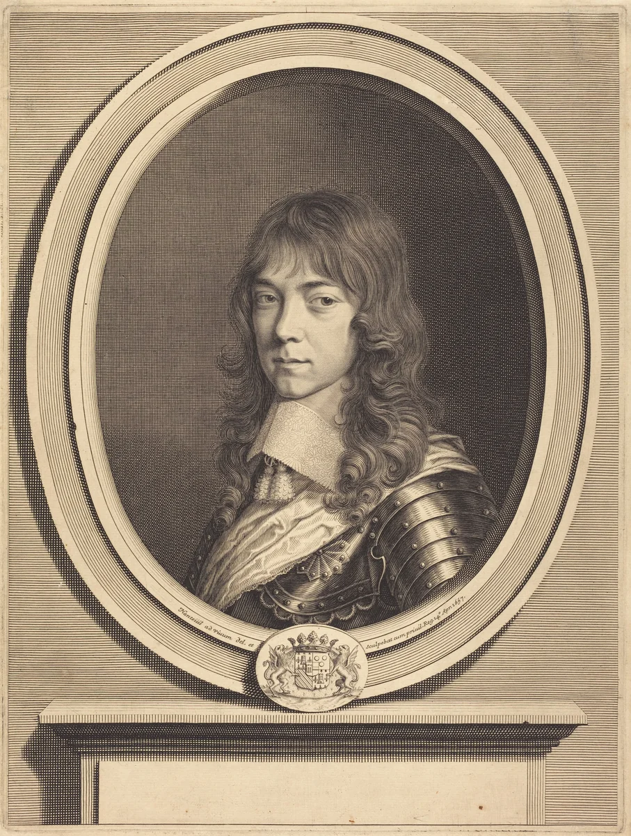 Godefroi-Maurice, Duc de Bouillon by Robert Nanteuil, print, 1657
