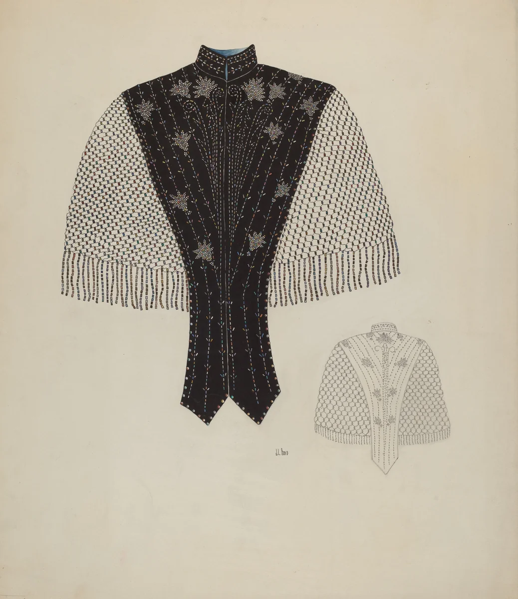 Cape by Joseph L. Boyd, index of american design, 1937