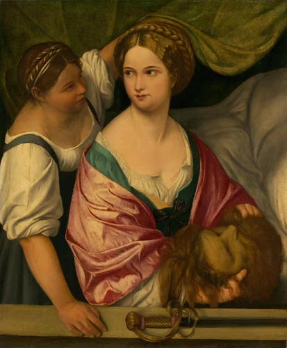 Judith met het hoofd van Holofernes by Unknown, painting, 1500-1539