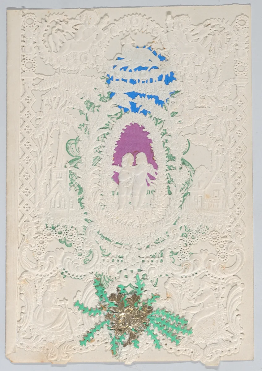Valentine by anonymous, other, 1847-1879
