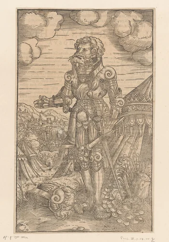 Jozua by anonymous, print, 1541