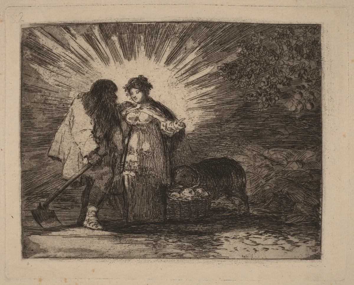 Esto es lo verdadero (This Is the Truth) by Francisco Goya, print, 1810-1820
