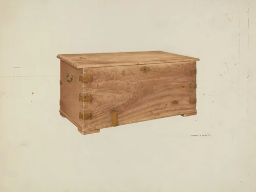 Chest by Edward Jewett, index of american design, 1937