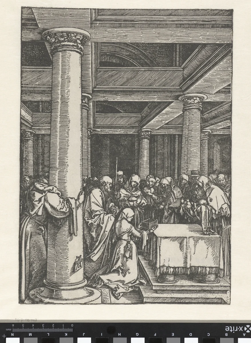 Presentatie van Christus in de tempel by Unknown, print, 1503-1507