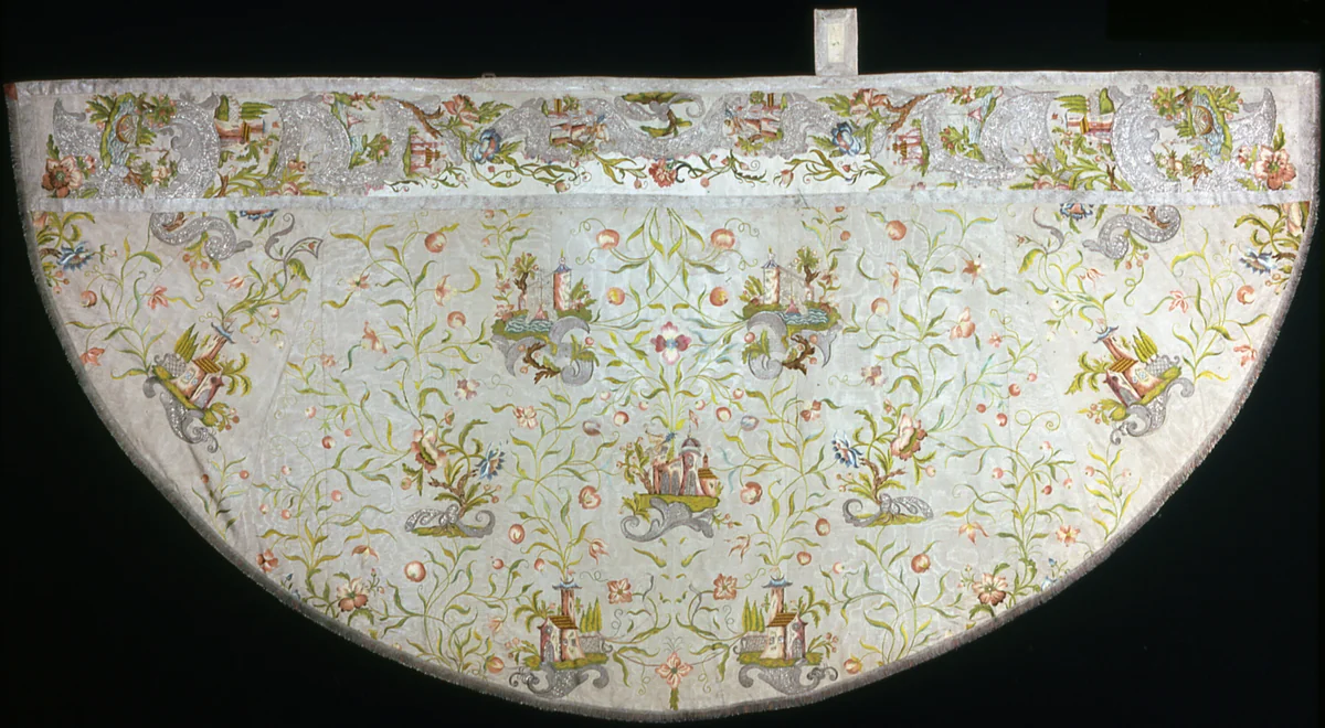 Cope by France or England, textile, 1775-1825