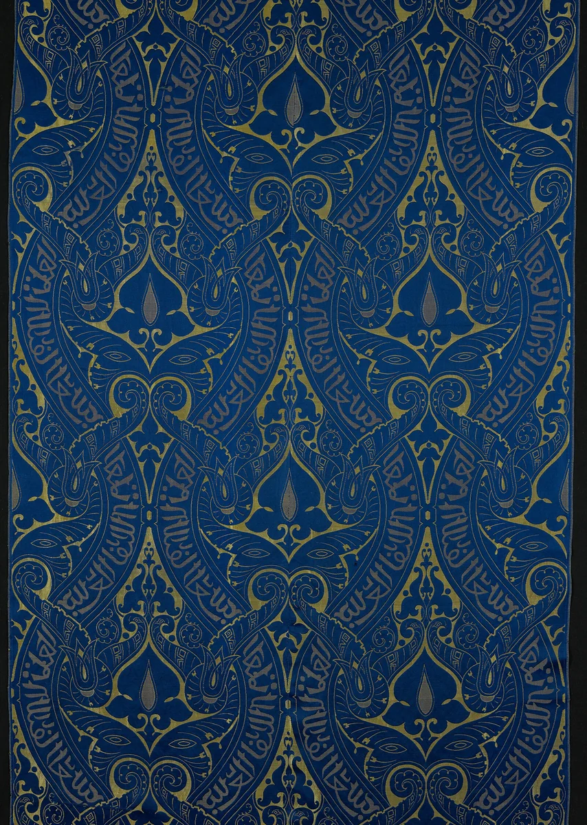 Panel by Owen Jones, textile, 1860-1880