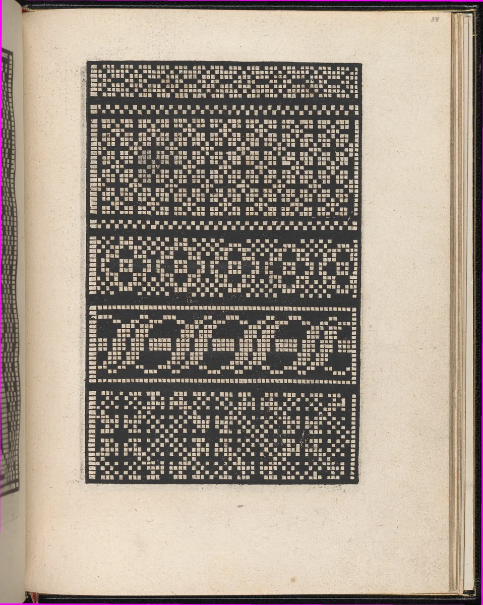 Page from Ein new kunstlich Modelbuch...(Page 38r) by Peter Quentel, book, 1544