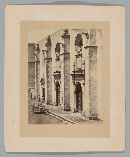 [Place of imprisonment for Emperor Maxmilian of Mexico and soldiers] by François Aubert, photograph, 1867
