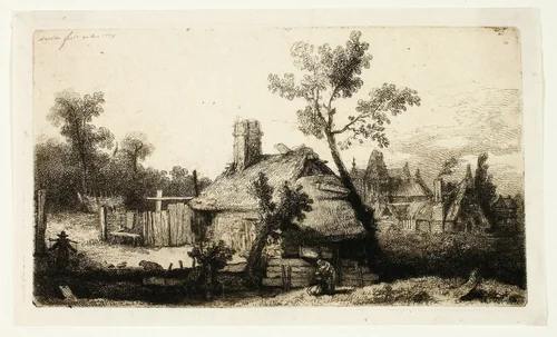 The Village by Jean Pierre Norblin, print, 1778