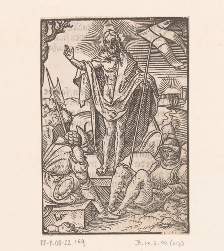 Opstanding by Unknown, print, 1552