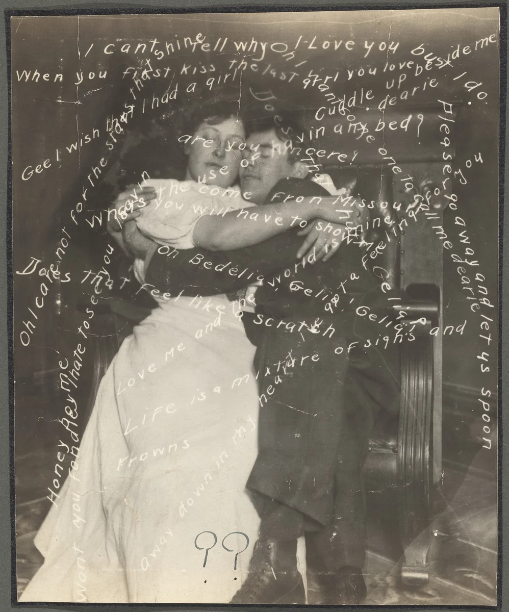"?? I can't tell you why I love you..." by American 20th Century, photograph, 1900-1910
