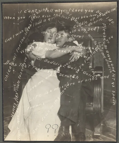 "?? I can't tell you why I love you..." by American 20th Century, photograph, 1900-1910