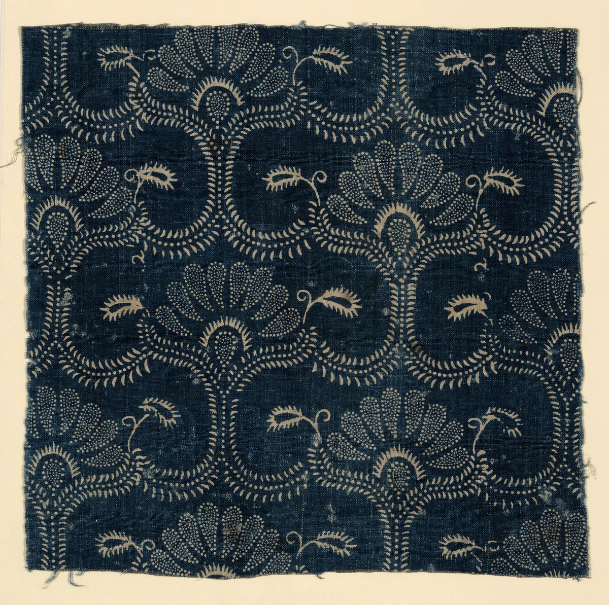 Fragment by Manufacture Blanc, textile, 1785-1795