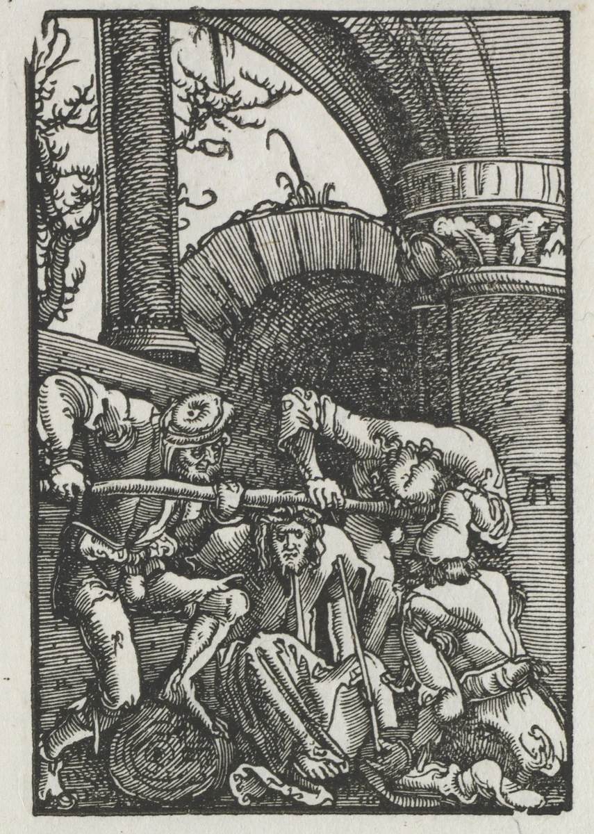 The Fall and Redemption of Man: Christ Crowned with Thorns by Albrecht Altdorfer, print, 1510-1520