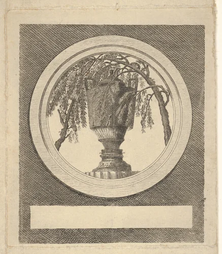 Royalist trompe l'oeil by anonymous, print, 1700-1800