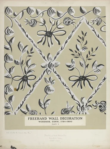 Free Hand Decoration by Michael Lauretano, index of american design, 1939
