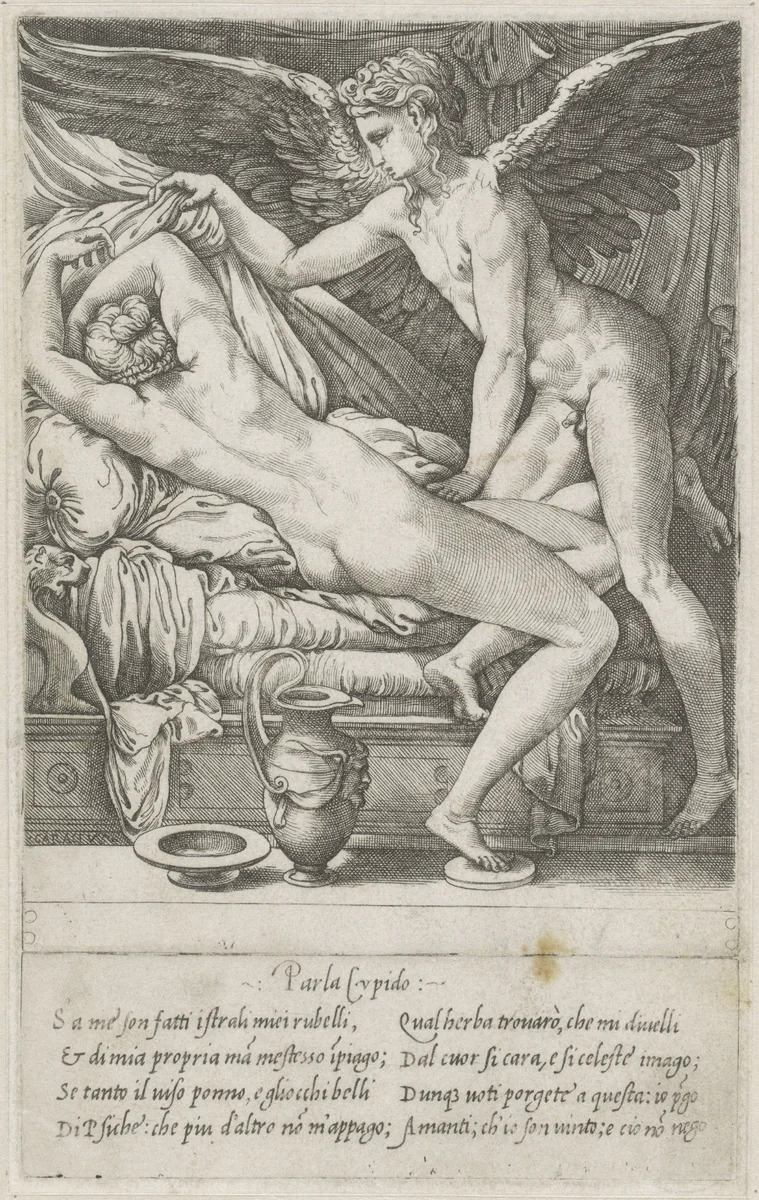 Godenliefden by Unknown, print, 1515-1565