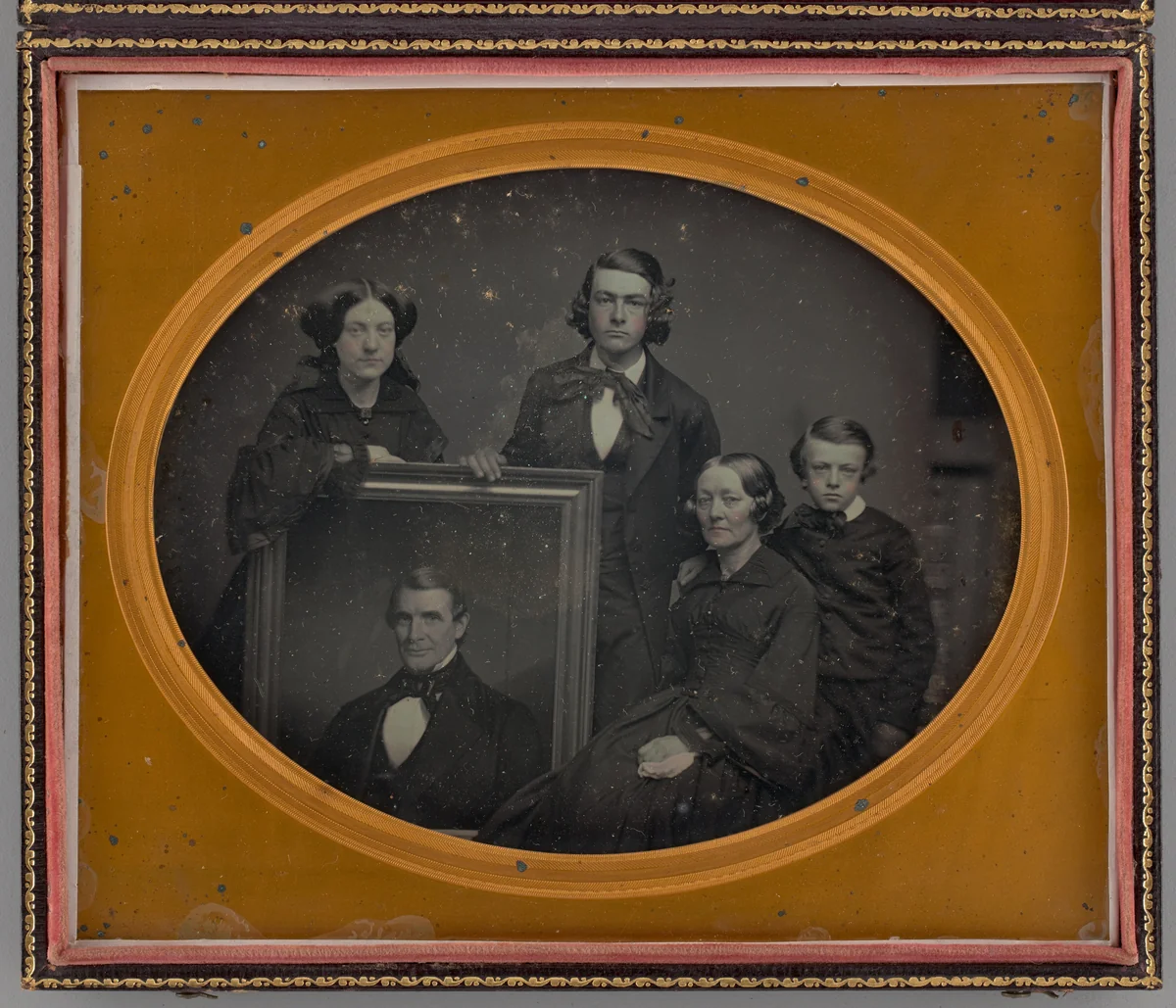 Untitled (The Coit Family) by S. L. Holman, other, 1855-1856