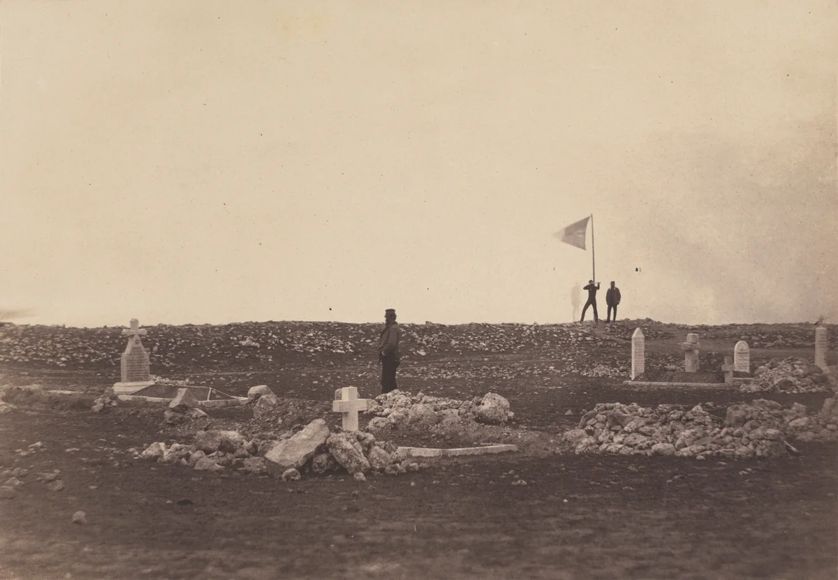 Cemetery, Cathcart's Hill by Roger Fenton, photograph, 1855