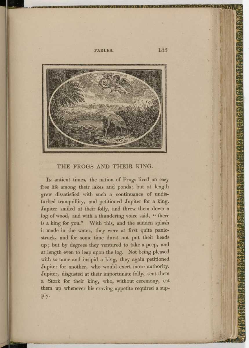 Headpiece (page 135) from The Fables of Aesop by Thomas Bewick, illustrated book, 1818